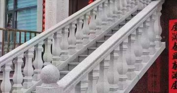 丽江 天然石材 阳台庭院护栏、栏杆