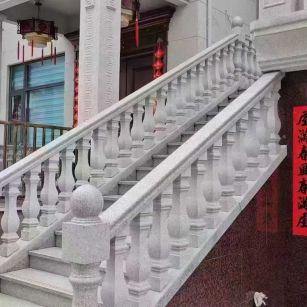 丽江 天然石材 阳台庭院护栏、栏杆