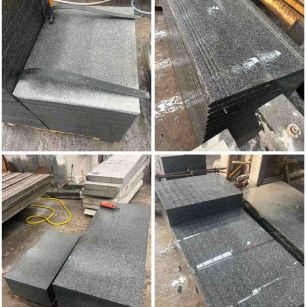 丽江 芝麻黑地铺石材