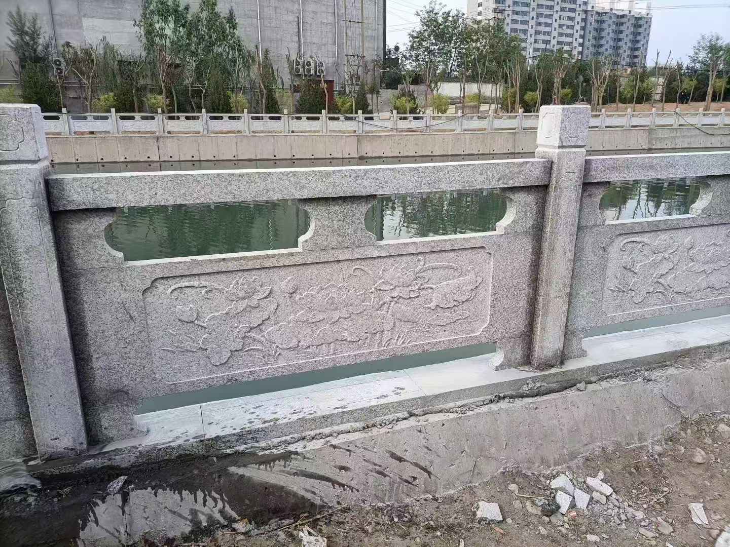 丽江 芙蓉白大花桥梁、河道,石材栏杆、围栏、护栏