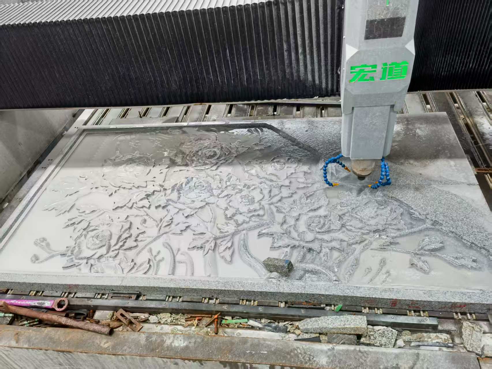 丽江 别墅墙面石材雕刻