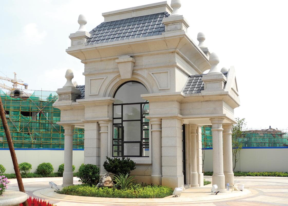 丽江花岗岩在建筑外墙的应用
