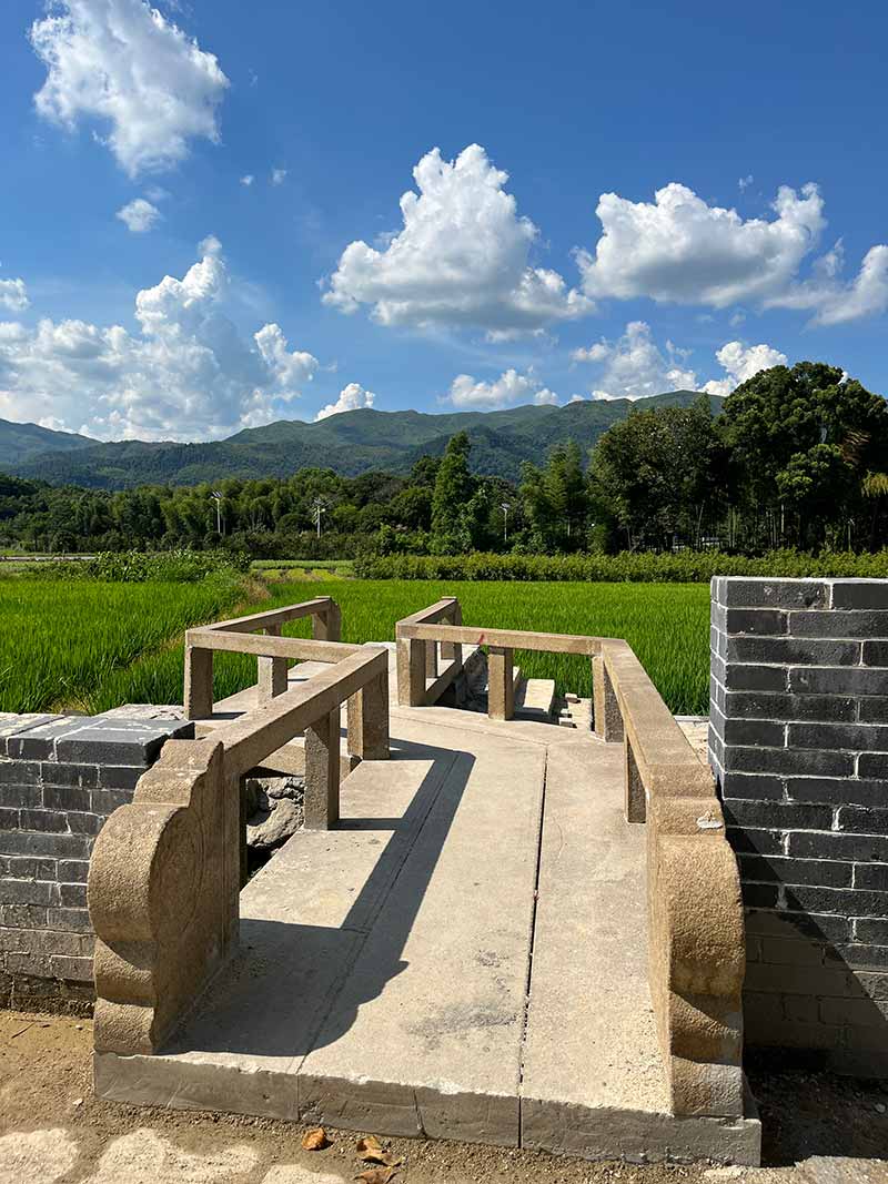 丽江花岗岩仿古石材景区使用案例