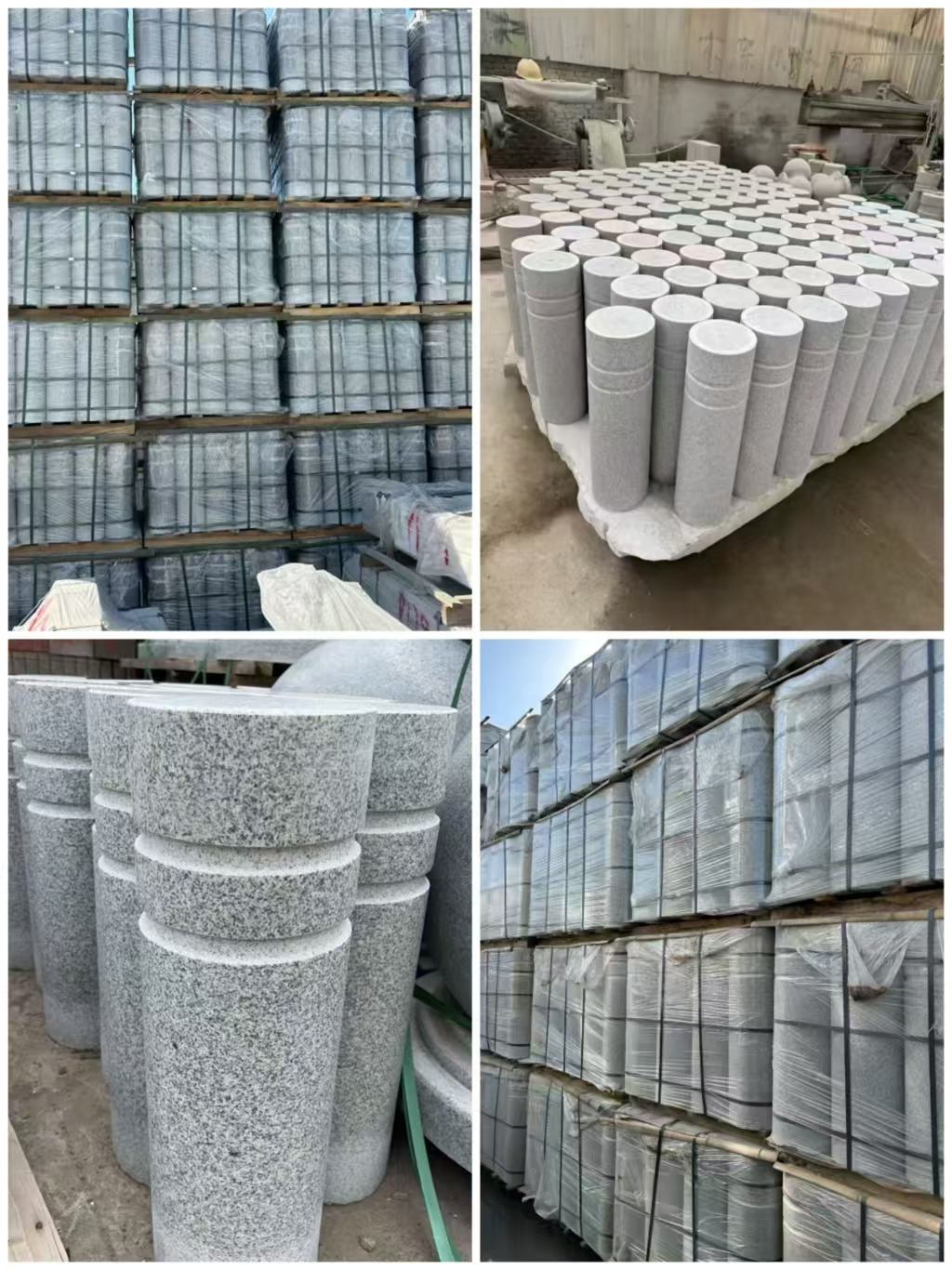 丽江 芝麻白花岗岩挡车柱、隔离柱多少钱